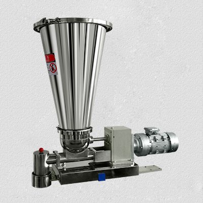 Twin screw metering feeder